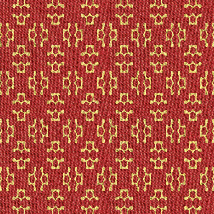 Patterned Neon Orange Rug, pat2820brn