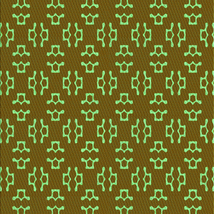 Patterned Dark Bronze Brown Rug, pat2820grn