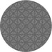 Square Patterned Gray Rug, pat2820gry