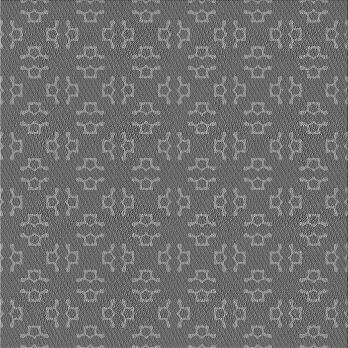 Round Machine Washable Transitional Gray Rug, wshpat2820gry