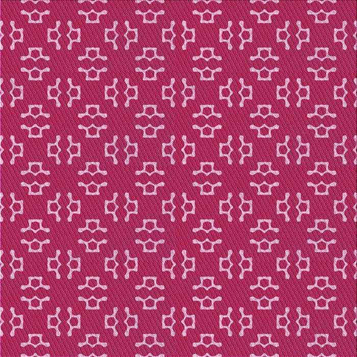 Round Patterned Raspberry Red Rug, pat2820pur