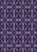 Machine Washable Transitional Purple Sage Bush Purple Rug, wshpat2821blu