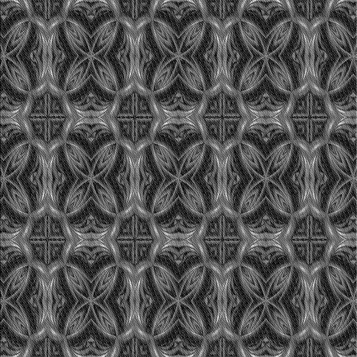 Patterned Charcoal Black Rug, pat2821gry