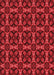 Patterned Red Rug, pat2821rd