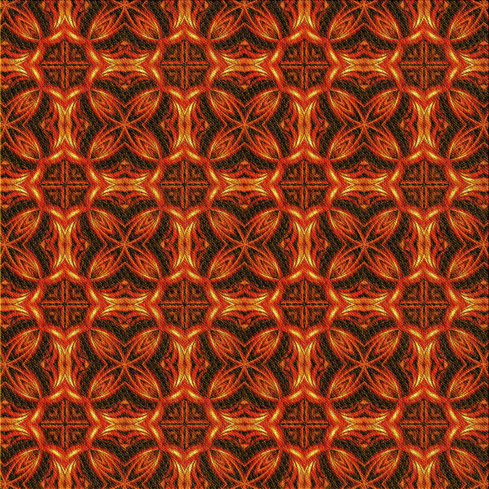 Round Patterned Mahogany Brown Rug, pat2821yw