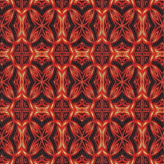 Patterned Cranberry Red Novelty Rug, pat2821