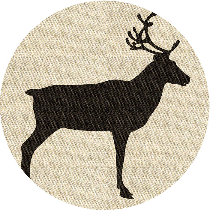 Square Patterned Wheat Beige Rug, pat2822brn