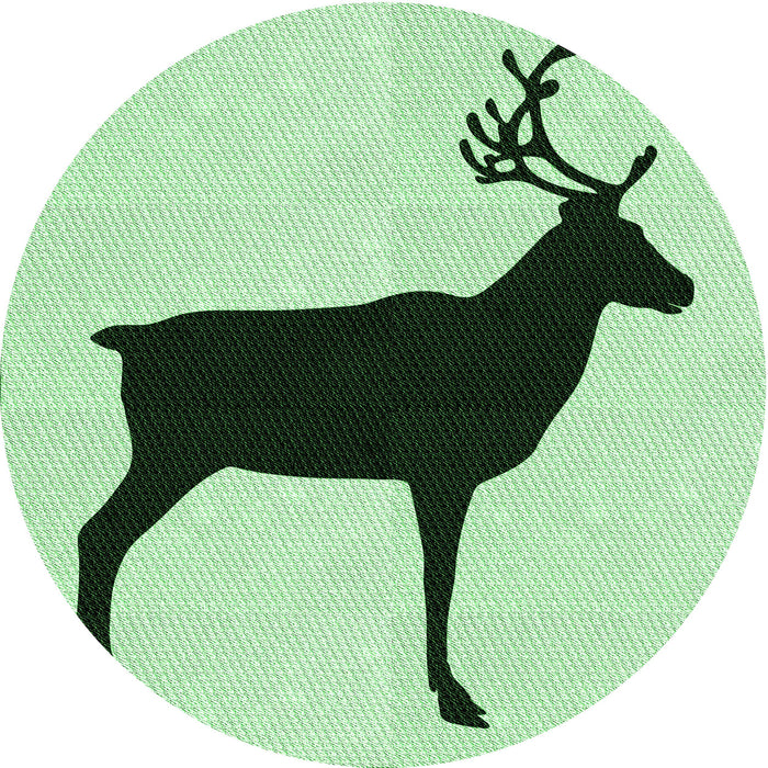 Square Machine Washable Transitional Mint Green Rug in a Living Room, wshpat2822grn