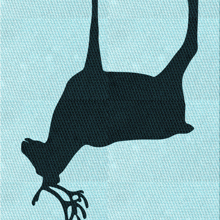 Patterned Deep-Sea Green Rug, pat2822lblu