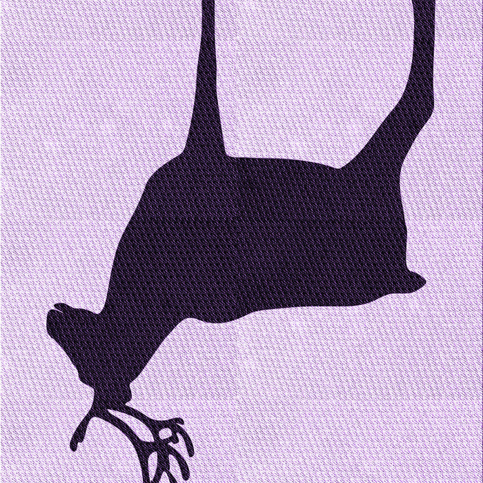 Machine Washable Transitional Purple Flower Purple Rug, wshpat2822pur