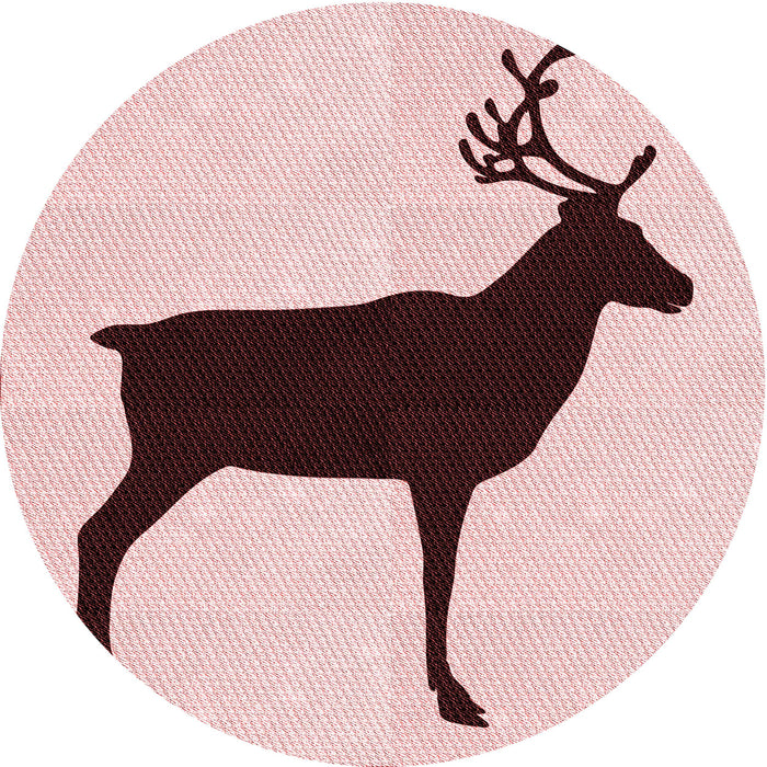 Square Machine Washable Transitional Light Rose Pink Rug in a Living Room, wshpat2822rd