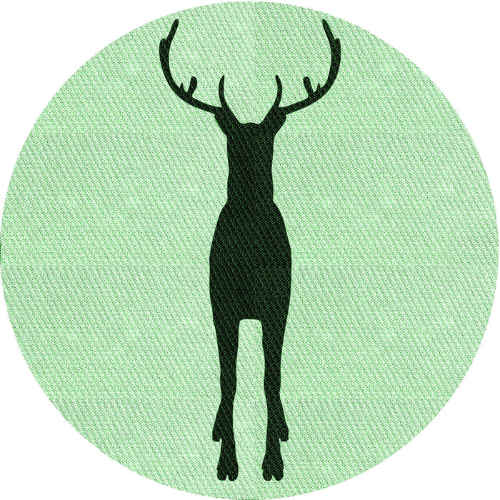 Square Machine Washable Transitional Mint Green Rug in a Living Room, wshpat2823grn