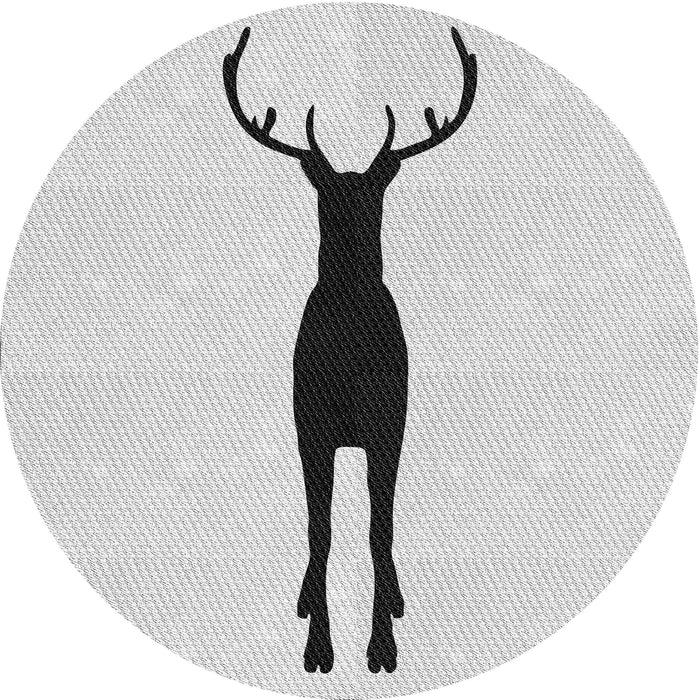 Square Patterned Platinum Gray Rug, pat2823gry