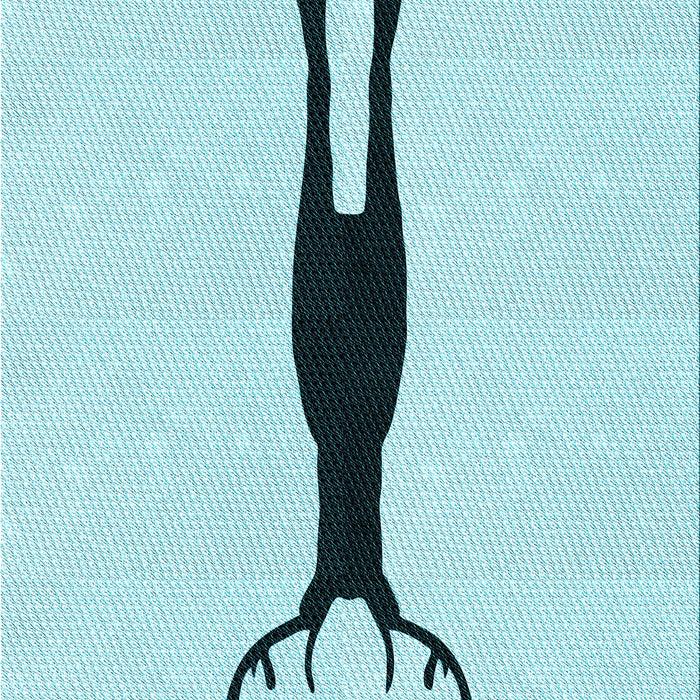 Patterned Electric Blue Rug, pat2823lblu