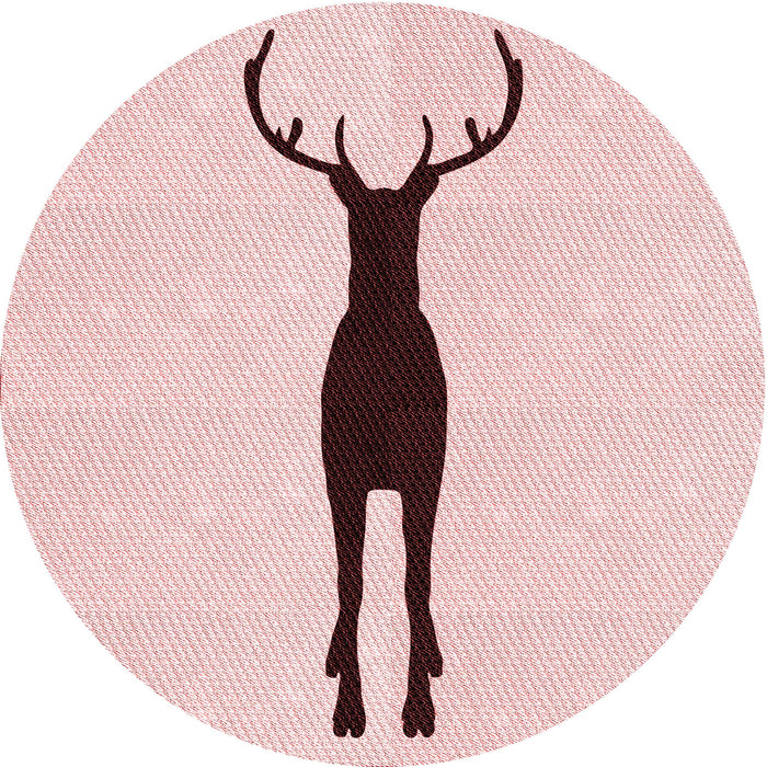 Square Patterned Pink Rug, pat2823rd