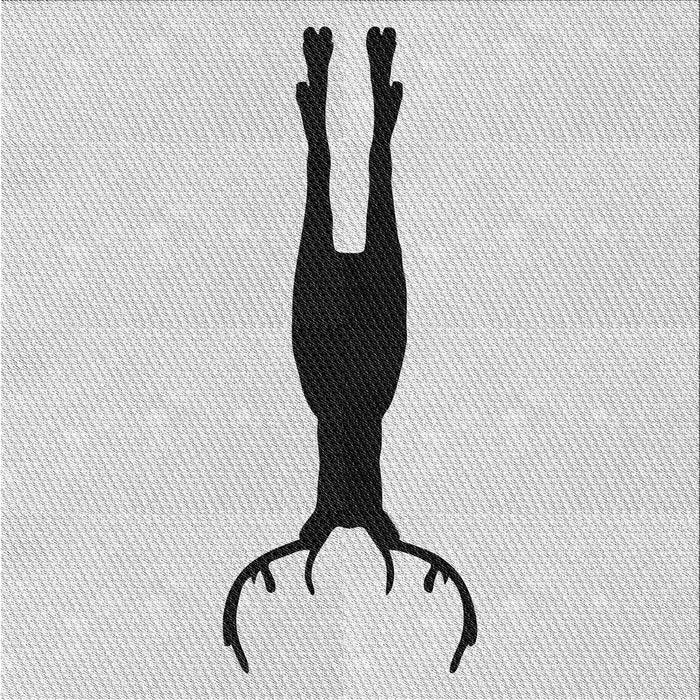 Square Patterned Off-White Novelty Rug, pat2823