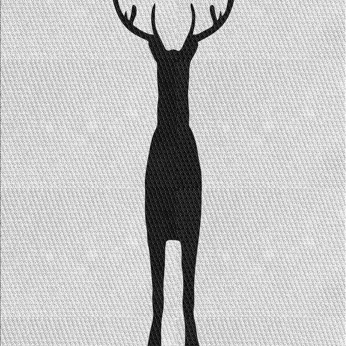 Machine Washable Transitional White Smoke Rug, wshpat2823