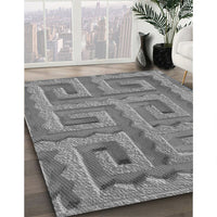 Patterned Ash Gray Rug, pat2824gry
