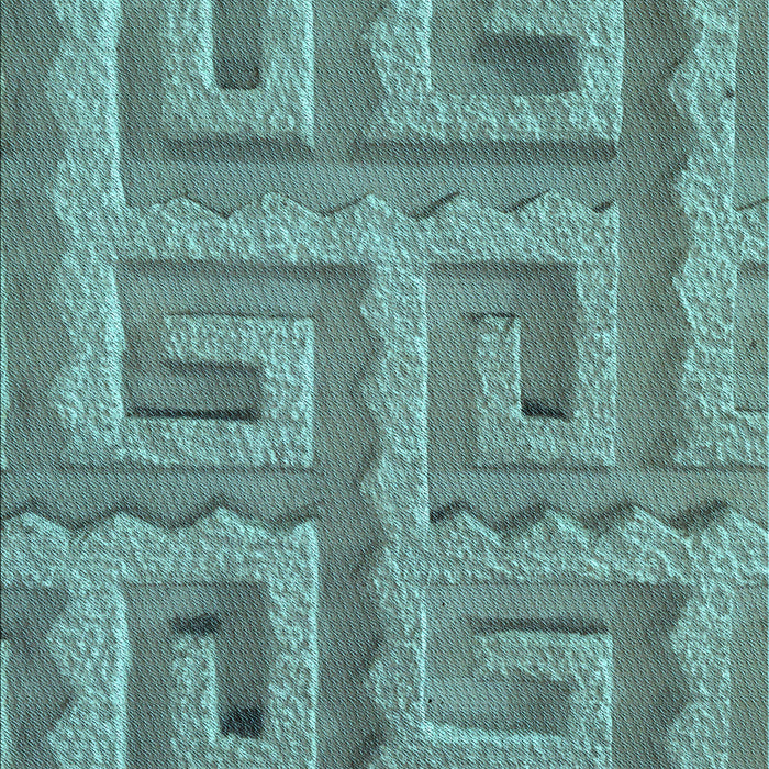 Machine Washable Transitional Dull-Sea Green Rug, wshpat2824lblu