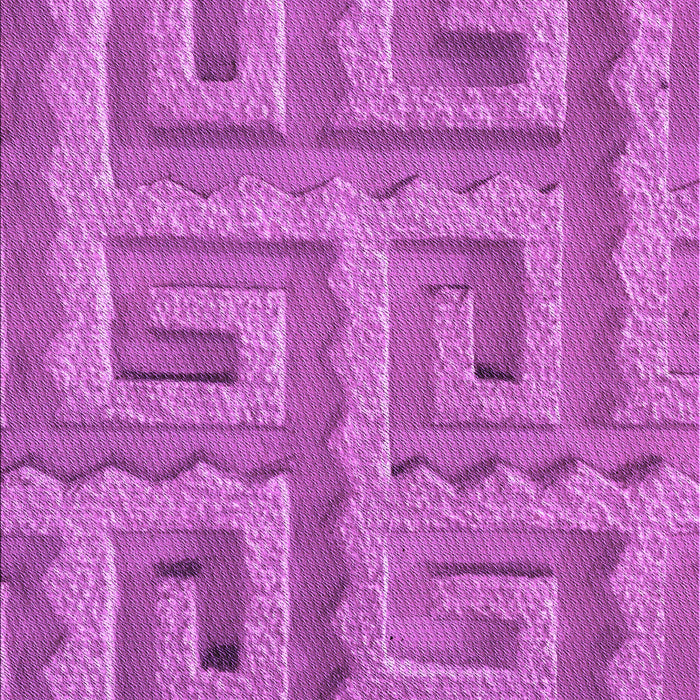 Machine Washable Transitional Bright Neon Pink Purple Rug, wshpat2824pur