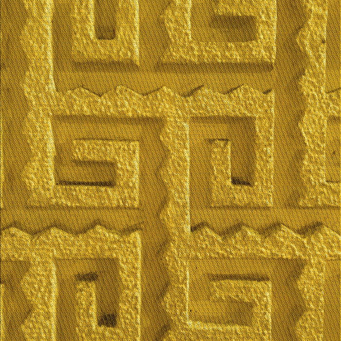 Patterned Dark Bisque Brown Rug, pat2824yw