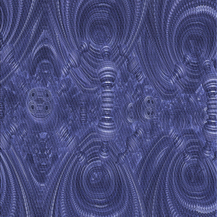 Patterned Blue Rug, pat2825blu