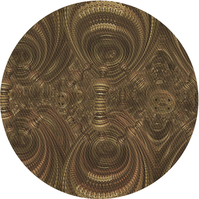 Square Patterned Light Brown Rug, pat2825brn