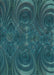 Patterned Deep-Sea Blue Rug, pat2825lblu