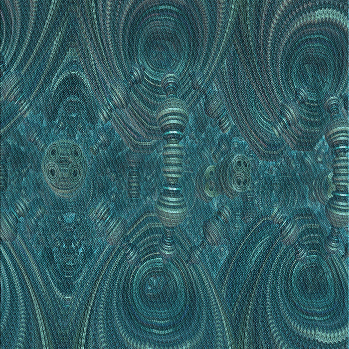 Patterned Deep-Sea Blue Rug, pat2825lblu