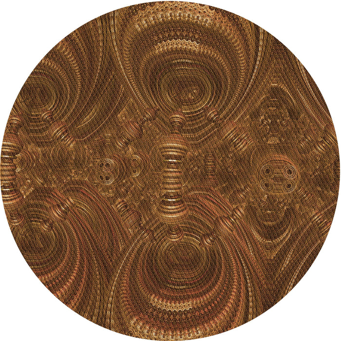 Square Machine Washable Transitional Sedona Brown Rug in a Living Room, wshpat2825org