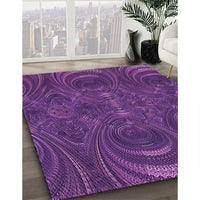 Patterned Purple Rug, pat2825pur