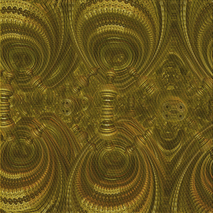 Round Patterned Bakers Brown Rug, pat2825yw