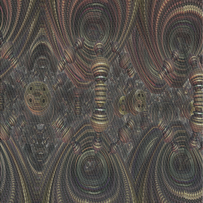 Patterned Army Brown Novelty Rug, pat2825