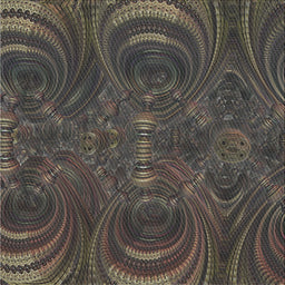 Sideview of Machine Washable Transitional Army Brown Rug, wshpat2825