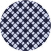 Square Patterned Night Blue Rug, pat2826blu