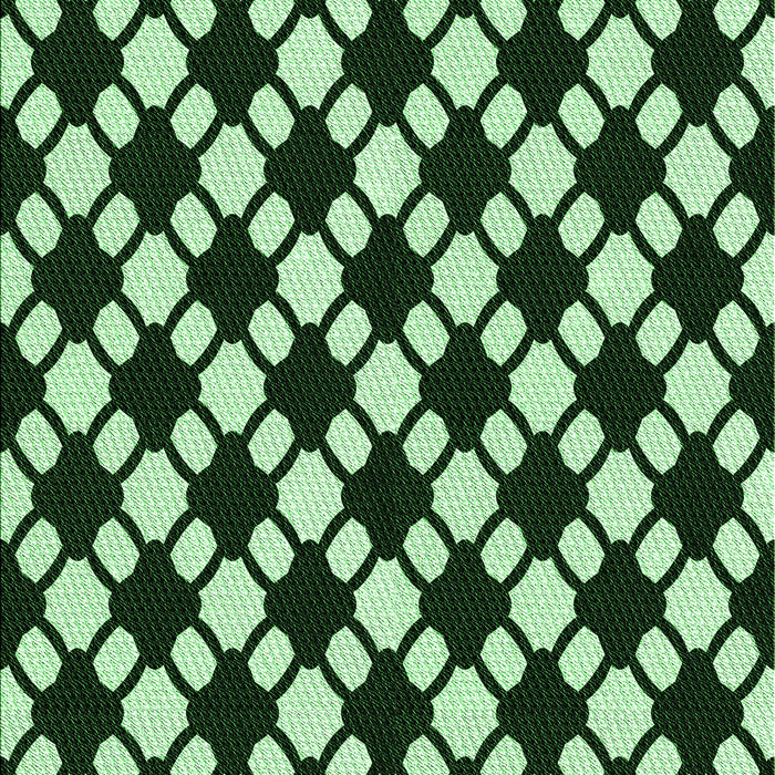 Machine Washable Transitional Light Green Rug, wshpat2826grn