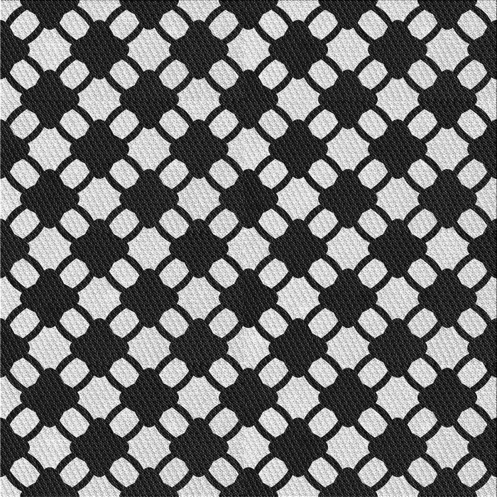 Round Patterned Platinum Silver Gray Rug, pat2826gry