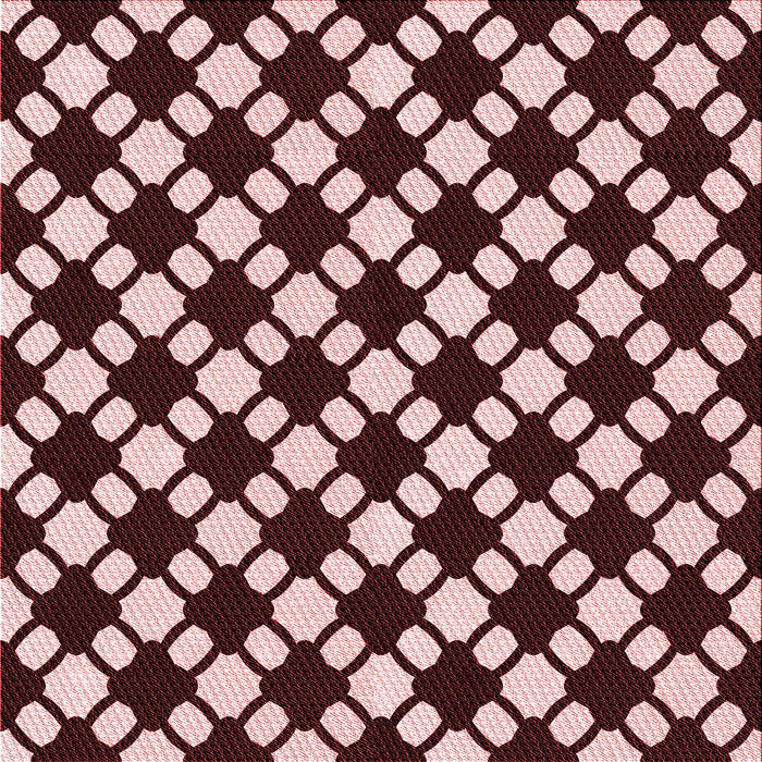 Round Patterned Pink Rug, pat2826rd