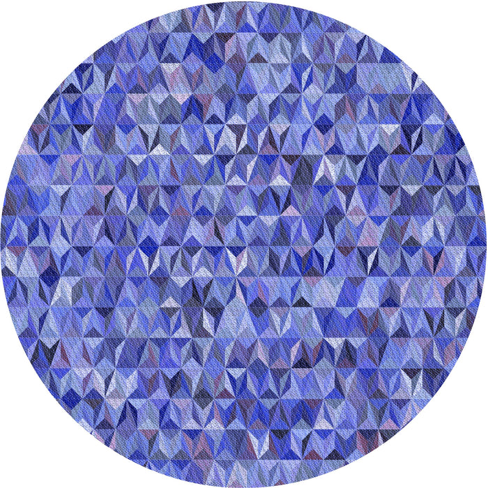 Square Patterned Sky Blue Rug, pat2827blu