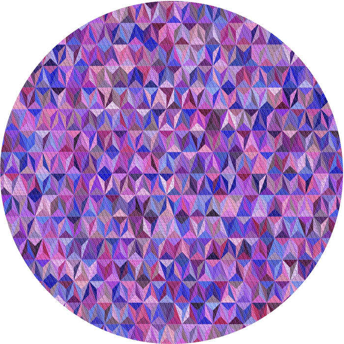 Square Patterned Purple Rug, pat2827pur