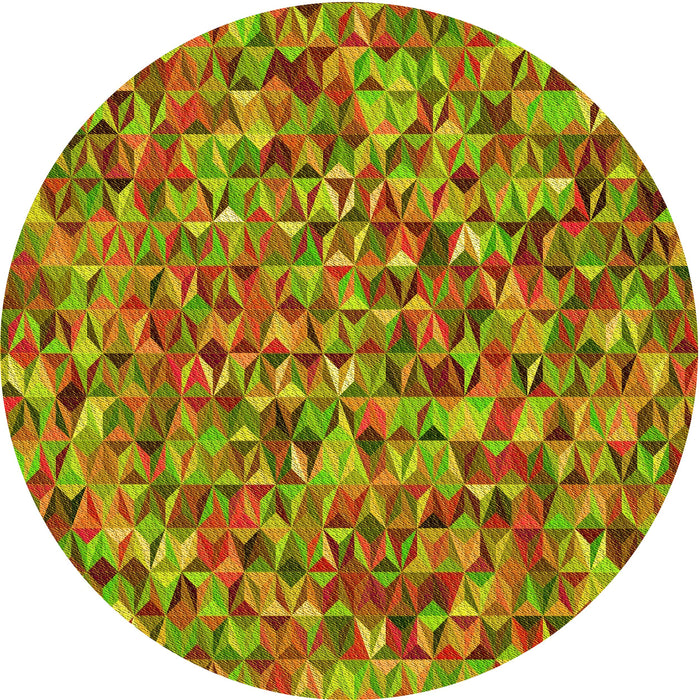 Square Patterned Pistachio Green Rug, pat2827yw