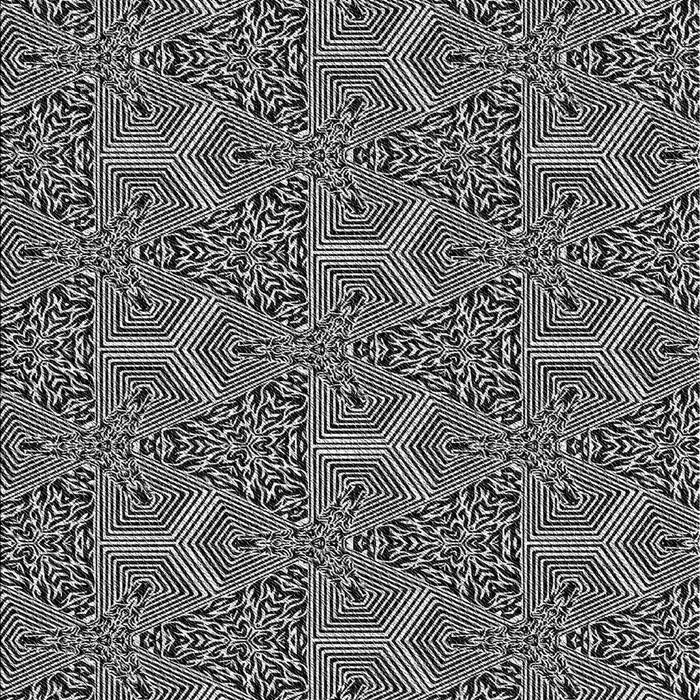 Patterned Midnight Gray Rug, pat2828gry