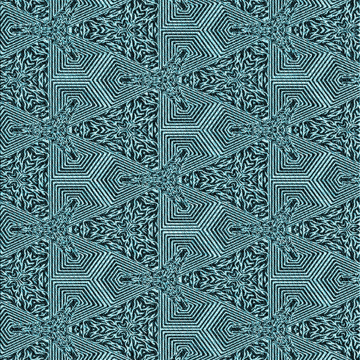 Machine Washable Transitional Deep Teal Green Rug, wshpat2828lblu