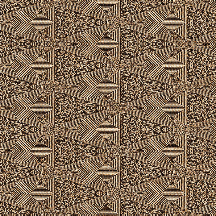 Round Patterned Red Rug, pat2828org