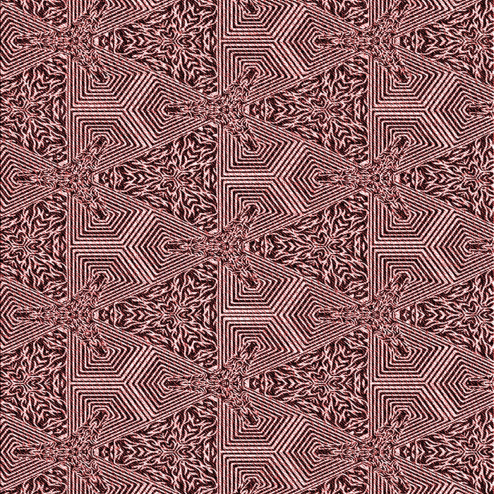 Patterned Pink Daisy Pink Rug, pat2828rd