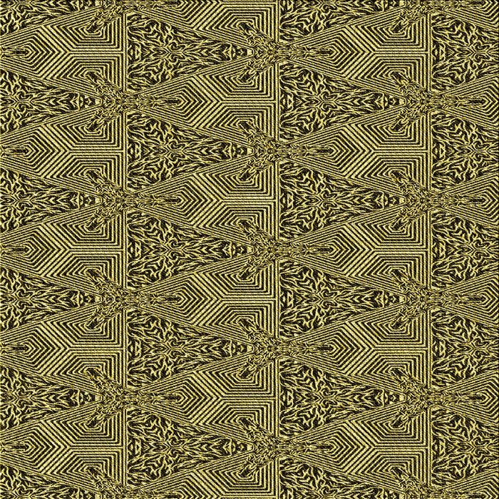 Round Patterned Midnight Gray Rug, pat2828yw