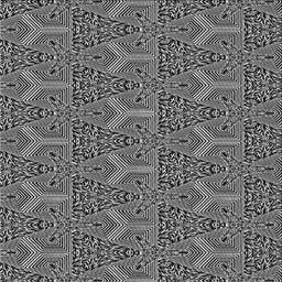 Square Patterned Silver Gray Novelty Rug, pat2828