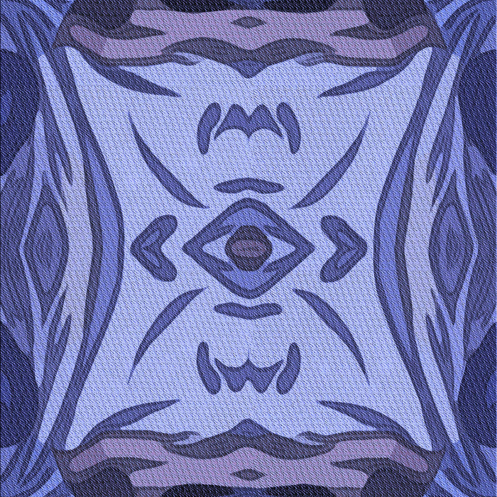Patterned Sky Blue Rug, pat2829blu