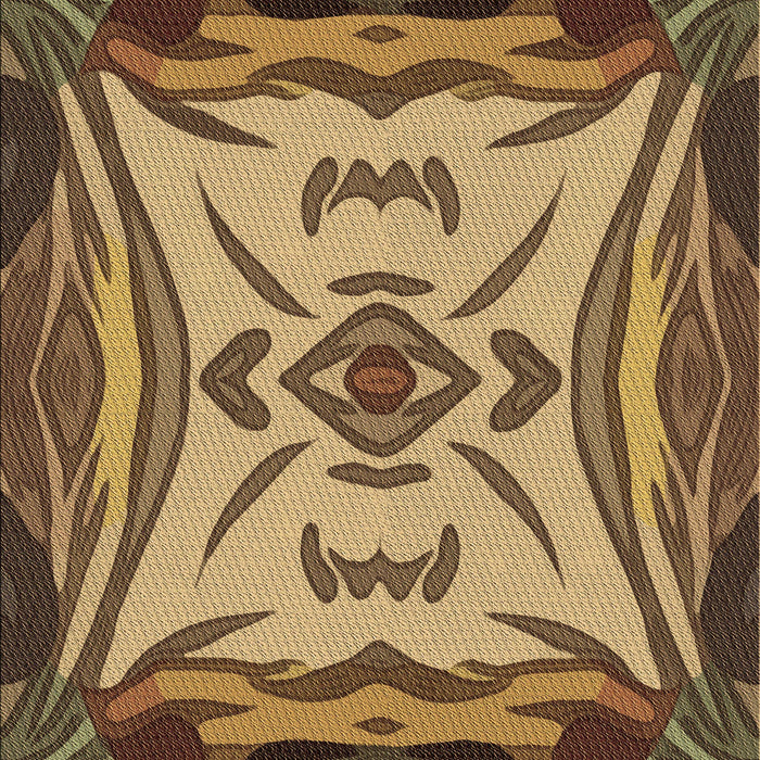 Machine Washable Transitional Golden Gold Rug, wshpat2829brn