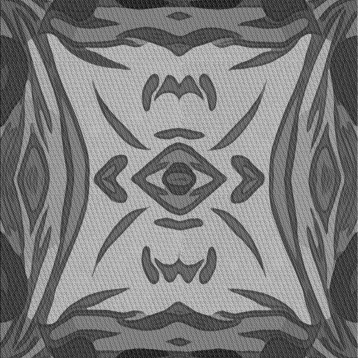 Machine Washable Transitional Dark Gray Rug, wshpat2829gry